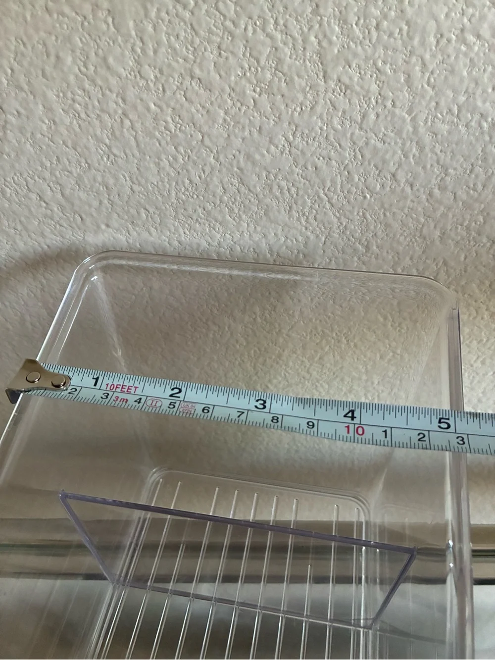Clear Acrylic Multi-Compartment Organizer Box - 25cm x 13cm